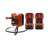 Crane Control 2 Button Wireless Industrial Remote Electric Hoist Concrete Truck Controller 12V Stable Signal, Rapid Response(Beige-380V set 02)