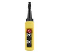 Crane Hoist Control, Hoist Switch Control, Crane Chain Hoist Push Button Switch Lifting Pendant Controller 4 Buttons for Crane Pendant Control Station