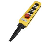 Crane Hoist Control Push Button for Lifting Pendant, Rainproof Design with Emergency Stop Function