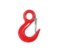 Crane Hook G80 Alloy Steel Heavy Duty Rigging Lifting Hooks Transport Safety Chain Hooks Load 1-12.5Tons(B-2T)