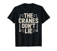 Crane Inspector Funny Results Data Construction Career Humor T-Shirt
