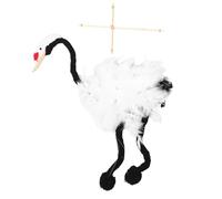 Crane Marionette Puppet - Wood Plush | Marionette String Puppet Crane Marionettes Puppets | Cranes Marionettes Puppets For Kids Theater Performance Storytelling Education Toy And Creative Play Use
