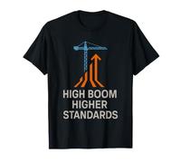 Crane Operator Boom Truck Tower Crane Heavy Lift Gift T-Shirt