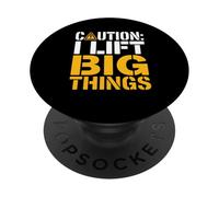 Crane Operator Caution I Lift Big Things PopSockets Adhesive PopGrip