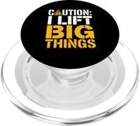 Crane Operator Caution I Lift Big Things PopSockets PopGrip for MagSafe