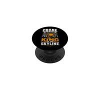 Crane Operator Heavy Equipment Construction Trade PopSockets Adhesive PopGrip