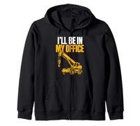 Crane Operator Heavy Equipment Tower Crane Zip Hoodie