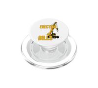 Crane Operator Jobsite Adult Humor Construction PopSockets PopGrip for MagSafe