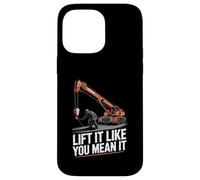Crane Operator Lift It Like You Mean It Crane Rigger Case for iPhone 14 Pro Max