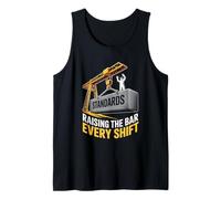Crane Operator Raising The Bar Every Shift Worker Tank Top