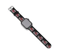 Crane Operator U.S.A Flag Patriotic Compatible with IWatch Series Silicone Strap Smartwatch Replacement Bands 42mm/44mm