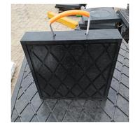 Crane Outrigger Pad & Stabilizing Mat for Construction and Power Line Maintenance, Durable Plastic Jack Stand Support (2 Pack)