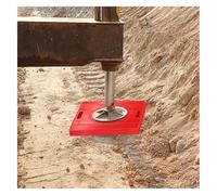 Crane Outrigger Pads, Stackable Jack Landing Pad with Portable Handle, 7 Pack for Trailer Stabilization and Service Truck Support, 60x60x5cm Size