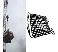 Crane Pallet Cargo Net - Tear-resistant Rope Lifting Net, Lifting Net Heavy Objects, Construction Site Hoisting(1.5 X 1.5M/Mesh 10cm/Load 500kg)