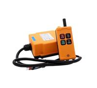 Crane Push Button Switch 12V 24V 380V HS-4 4 Channels 1 Speed Control Hoist Industrial Wireless Crane Radio Remote Control System(12-24VDC)