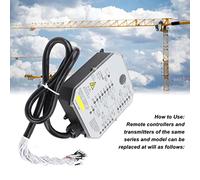 Crane remote control, crane control crane button box crane control button lifting button, copper cable, 800 MHz transmission frequency, lifting button box lifting button for LED display for machine