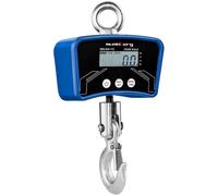 Crane Scale 1000 kg / 0.2 kg LCD Digital - Crane Scales by Steinberg Systems Black,Blue,Silver