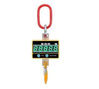 Crane Scale, 2000kg 2T Rechargeable Electronic Crane Scales Digital Hook Hanging Scales with LED Display Remote Control Industry Crane Scale