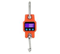 Crane Scale 300kg/50g Crane Scale Rechargeable Digital Hanging Hook Scales Electronic Weight Stainless Steel Heavy Duty Weight(Oranje)