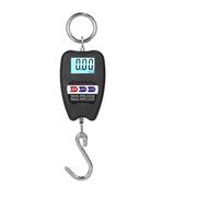 Crane Scale, 440lb Digital Hanging Scale with Accurate Sensors Handheld 200Kg Mini Crane Scale with Hooks(Nero)