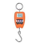 Crane Scale, 440lb Digital Hanging Scale with Accurate Sensors Handheld 200Kg Mini Crane Scale with Hooks(Oranje)