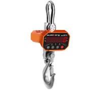 Crane Scale 5000 kg / 1 or 2 kg LED Digital Remote Control 10 m - Crane Scales by Steinberg Systems Red