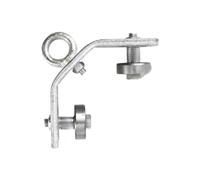 Crane Suspension Pulley | Crane Pulley Lifting Ring Type | Metal Cable and Reinforced Towing Tool for Mechanical Maintenance