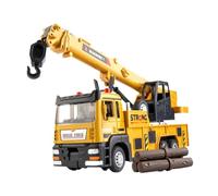Crane Truck Friction Powered Crane Machine Tow Truck for Aged 3 4 5 Children