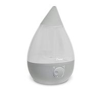 Crane USA Humidifiers - Grey Drop Ultrasonic Cool Mist Humidifier - 1 Gallon Adjustable Mist Output, Automatic Shut-off, Whisper-Quiet Operation, for Home Bedroom Office Kids & Baby Nursery