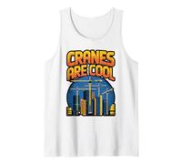 Cranes are Cool Construction Theme Tank Top