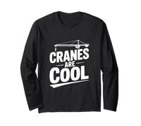 Cranes are Cool Construction Worker Long Sleeve T-Shirt