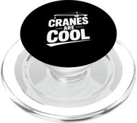 Cranes Are Cool Construction Worker PopSockets PopGrip for MagSafe