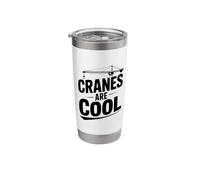 Cranes are Cool Construction Worker Stainless Steel Insulated Tumbler