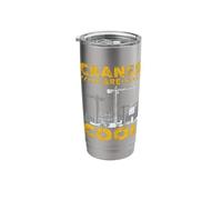 Cranes are Cool - Crane Operator Construction Equipment Stainless Steel Insulated Tumbler