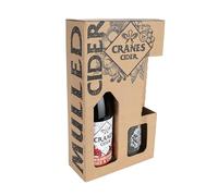 Cranes Cranberries, Oranges & Cinnamon Mulled Cider 3.4% Gift Set 750ml + Glass Mug