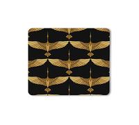 Cranes Mouse Pad Chinese Japanese Asian Bird Art Culture Tattoo Wildlife Beauty Gaming Mouse Mat Non-Slip Rubber Base Thick Mousepad for Laptop Computer PC 9.4"x7.9"