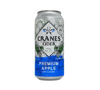 Cranes Premium Apple Low Alc Cider 0.5% - 12 X 440ml Can