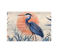 Cranes Under The Setting Sun 1000 Piece Jigsaw Puzzles For Adults Wooden Puzzles For Adults Gifts Home Decor