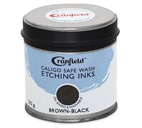Cranfield : Caligo : Safe Wash : Etching Ink : 250g Tin : Brown-Black