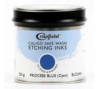 Cranfield Caligo, Safe Wash Etching Ink, 250gm Tin, Process Blue, BLCI24911