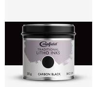 Cranfield : Traditional Lithographic Ink : 250g Tin : Carbon Black
