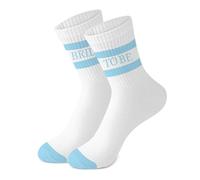 Cranight White Cotton Bride Socks, Engaged Novelty Gifts Bridesmaid Gifts For Bride Present,Hen Do accessories.