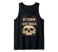 Cranium Skull Anatomy Gothic Skull Medical Student Gift Tank Top