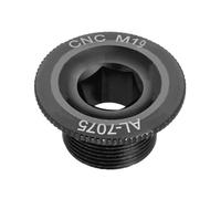 Crank Arm Fixing Bolt Dustproof Threads Crankset Arm Bolt Chainwheel Screws | Crank Screws Dustproof Threads for Chainwheel Mountain Road Bike Bicycle Replacement Parts Cycling Accessories Black M19