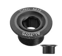 Crank Arm Fixing Bolt Dustproof Threads Crankset Arm Bolt Chainwheel Screws | Crank Screws Mountain Road Bicycles ATB Square Hole Crankset Bottom Bracket Replacement Fixing Bolts Crank Screws Black M19