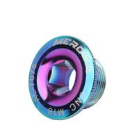 Crank arm screw MTB bicycle M18 M19 M20 crank screw CNC aluminium alloy crankset cover bicycle parts crank screw cap for Shimano/IXF/SLX/XTR (M18 colourful)