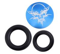 Crank Bolt Stopper - Bicycles Arm Cover, Crankset Plug | 3.15 * 2.36 * 1.57 in Strong Alloy Crank Protector, Hollow Crank End Cover, Bike Crankcase Cap Replacement Task