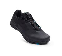 Crank Brothers Mallet-E Lace Cycling Shoes, Black/Blue, UK 4.5 / EU 37.5