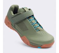 Crankbrothers Mallet-E Speed Lace Cycling Shoes, Green/Blue/Gum, UK 4 / EU 37
