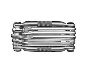 Crank Brothers Multi 10 Multitool - Nickel Grey